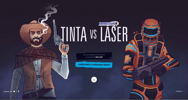 Tinta vs Laser